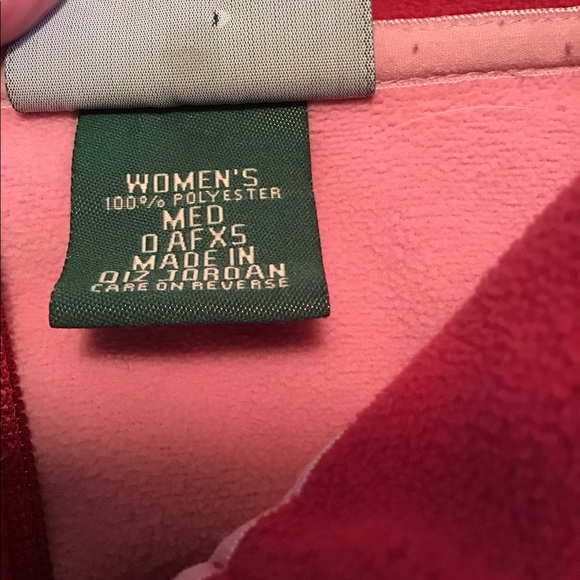 L L BEAN WOMENS FLEECE VEST SZ M EUC - Picture 3 of 4